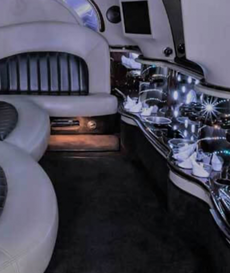 inside a navigator limo